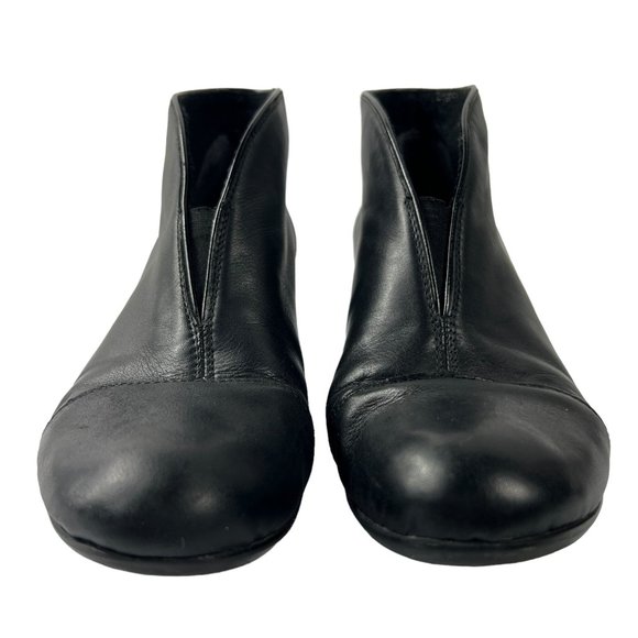 Rieker Antistress Toulouse Ankle Boot Leather Bootie in Black Size 38 US 7 - 6.5 - Picture 1 of 11